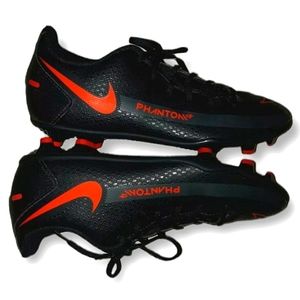 Nike Phantom GT Elite FG Black Chile Red Cleats (CK8439-060) Men's Size 6